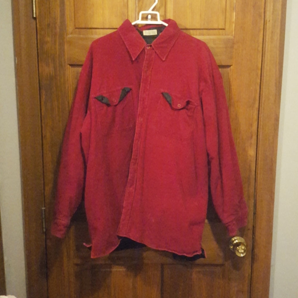 Appalachian Trail XL Red Corduroy Jacket